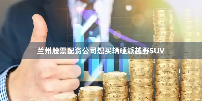 兰州股票配资公司想买辆硬派越野SUV