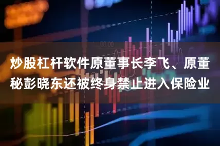 炒股杠杆软件原董事长李飞、原董秘彭晓东还被终身禁止进入保险业