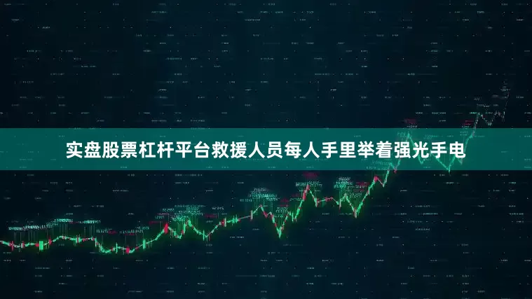 实盘股票杠杆平台救援人员每人手里举着强光手电
